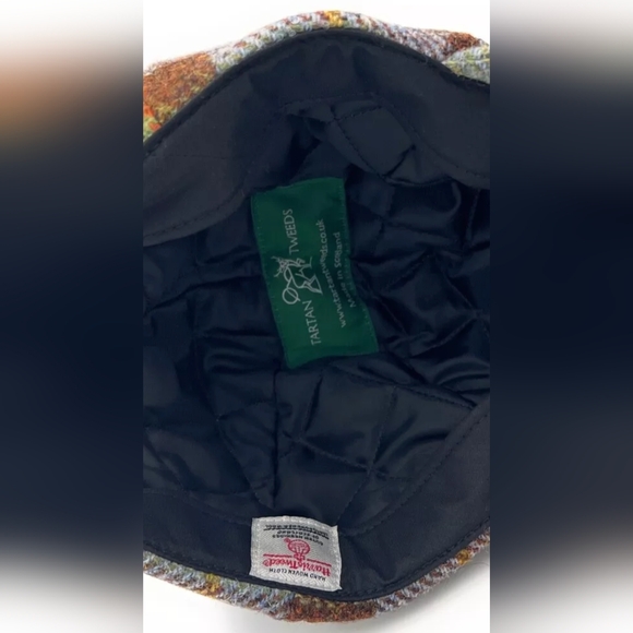 McCloud Tartan Tweeds Harrison Tweed Baseball Cap - One Size - Unisex - Picture 6 of 8